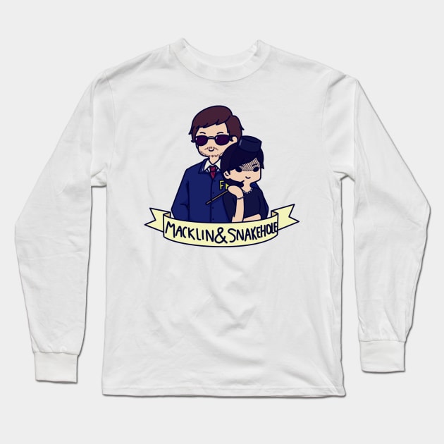 Macklin & Snakehole Long Sleeve T-Shirt by cptpuggles